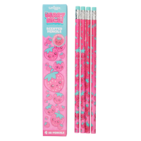 Eraser Pencil Smiggle - Berry 4pcs