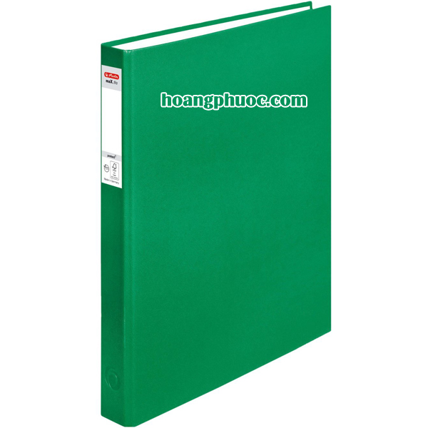 4 ring binder max.file - Bìa cứng 4 kẹp tròn Green