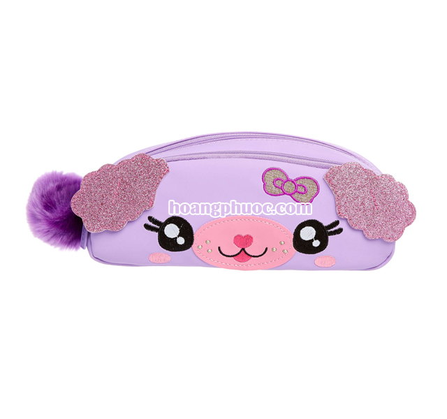Pencil case Smiggle - Cutie Triple Pocket Purple