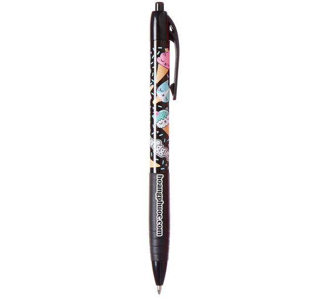 Tri-Barrel Pen Smiggle - Bút bi đen 1 mm
