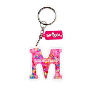 Keyring Smiggle - Water Beads Letter M